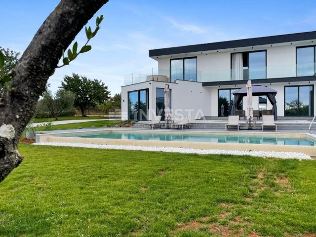 Poreč Umgebung, moderne Villa 306m², Meerblick