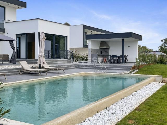 Poreč Umgebung, moderne Villa 306m², Meerblick