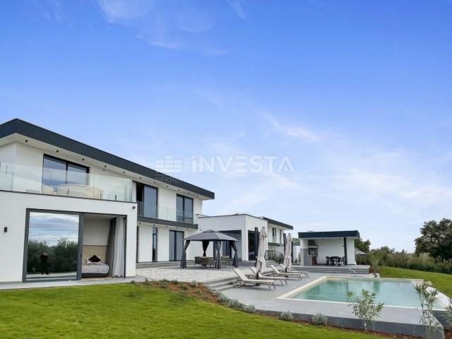 Poreč Umgebung, moderne Villa 306m², Meerblick