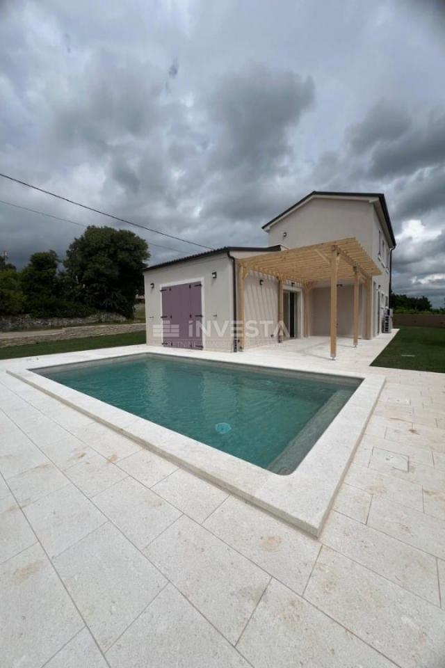 Croatia, Istria, Marčana, newly built modern villa 157m2 with a pool