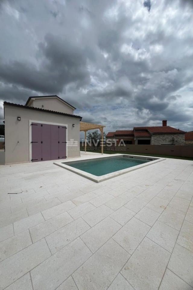 Croatia, Istria, Marčana, newly built modern villa 157m2 with a pool