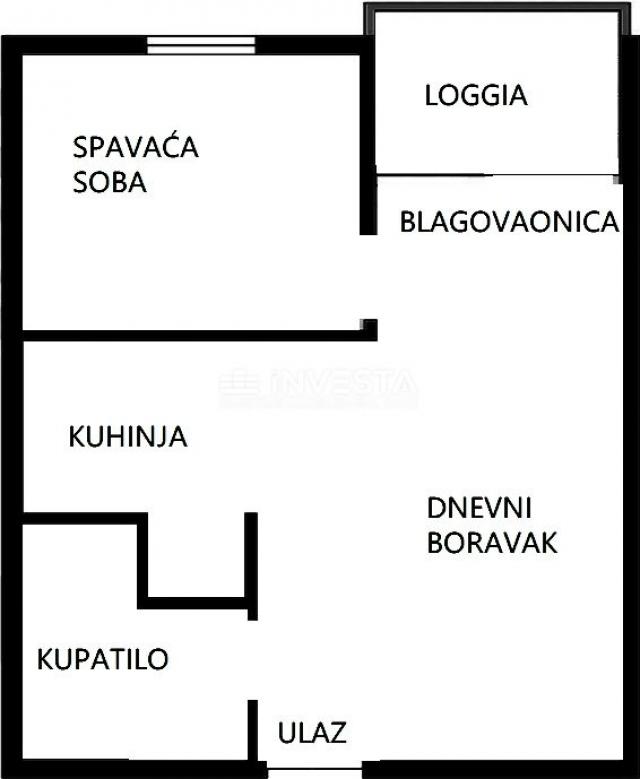 Pula Monvidal, moderan stan 40m2, pomoćna prostorija 14m2 i parking