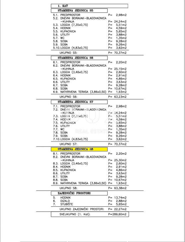 ISTRA, TAR - 2SS+DB, 63, 38 M2 NOVOGRADNJA 1. KAT