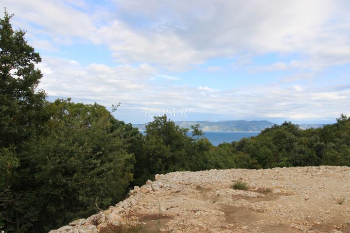 Rabac - Grundstück mit beeindruckender Aussicht, 1.015 m2