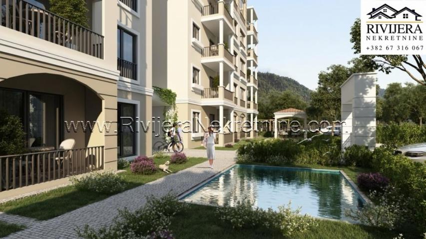 Apartments under construction in the center of Bijela, Herceg Novi