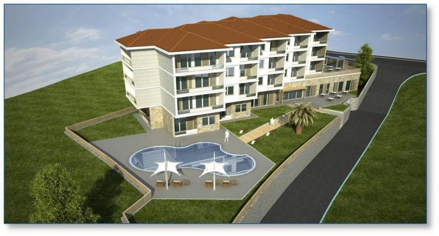 Urbanized land for sale, 2381 m2 (GBA: 3330 m2), Herceg Novi, Baošići