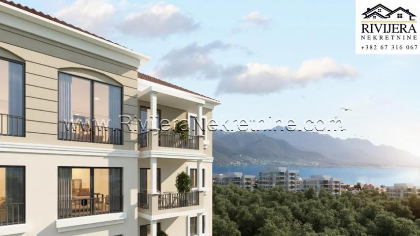 Apartments under construction in the center of Bijela, Herceg Novi