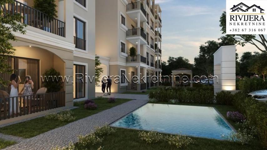 Apartments under construction in the center of Bijela, Herceg Novi