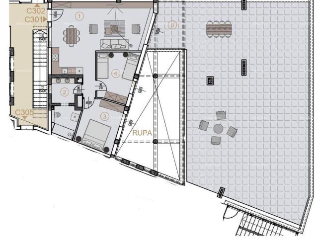 Stan Prodaja stanova u novom poslovno - stambenom projektu, Poreč, C301