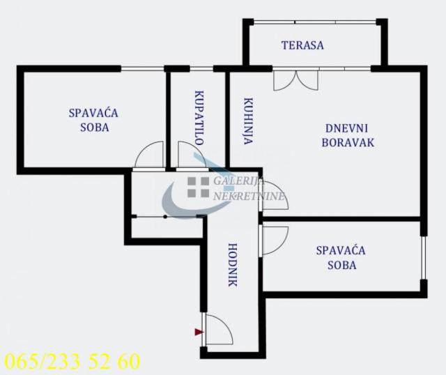 Vračar, Hram Svetog Save - Svetog Save 52m2