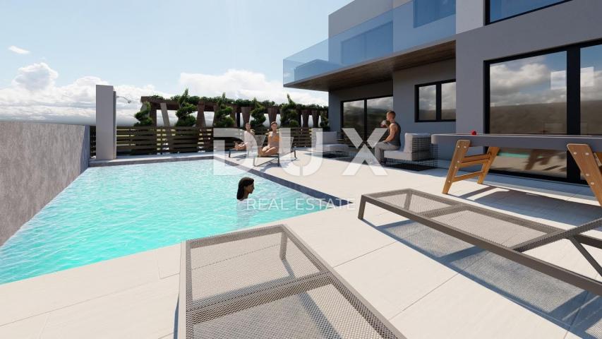 ISTRIEN, POREČ - Luxusapartment im Erdgeschoss mit beheiztem Pool