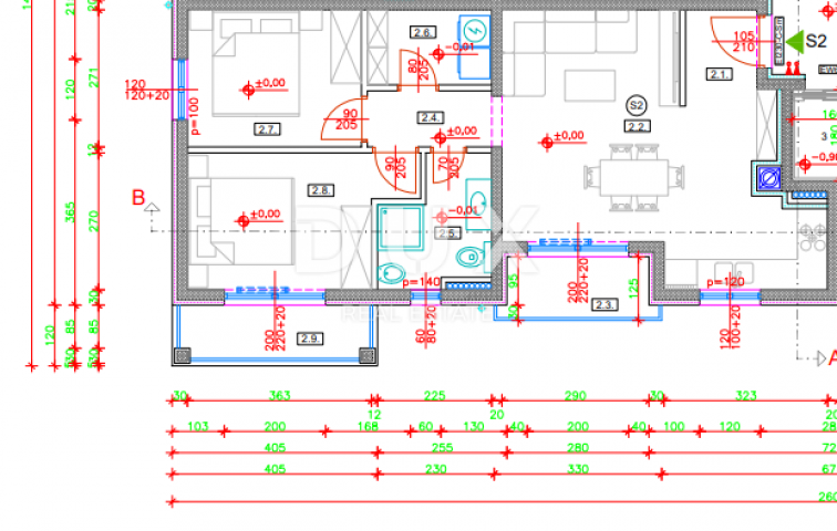 ISTRIEN, TAR - Wohnung im Erdgeschoss 63,23 m2, in der Nähe von Annehmlichkeiten