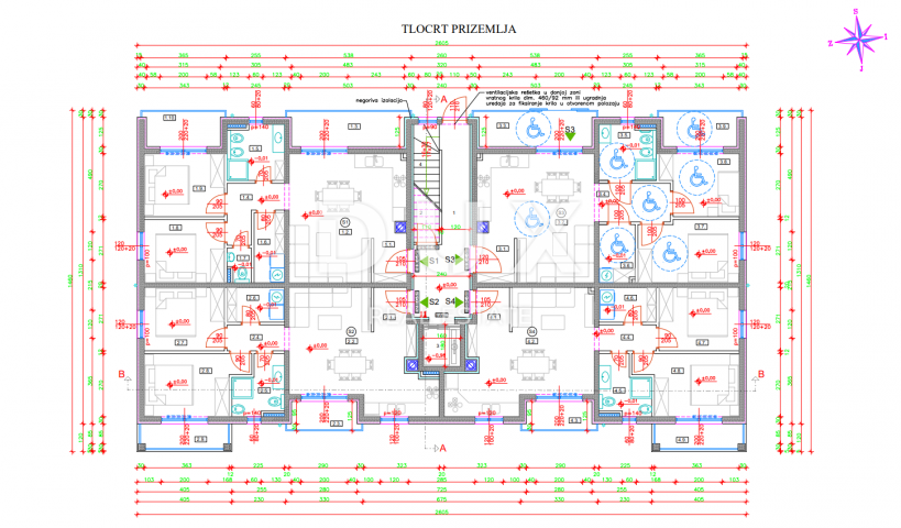 ISTRIA, TAR - Two-room apartment on the ground floor, 70.37m2, new building