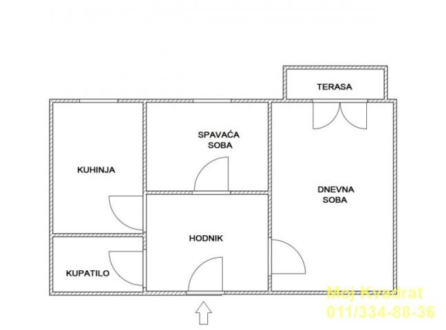 Palilula, Borča - Mihaila Šolohova, 53m2