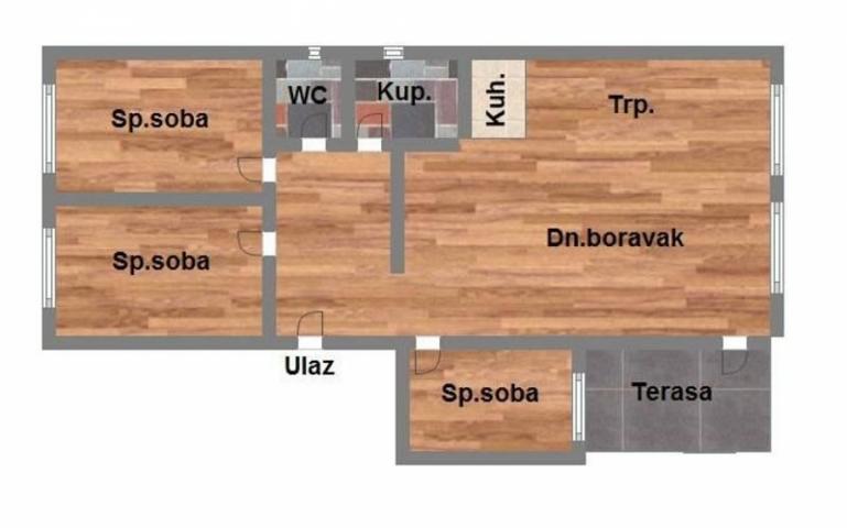 Pravi četvorosoban stan 74m2 - ADICE -