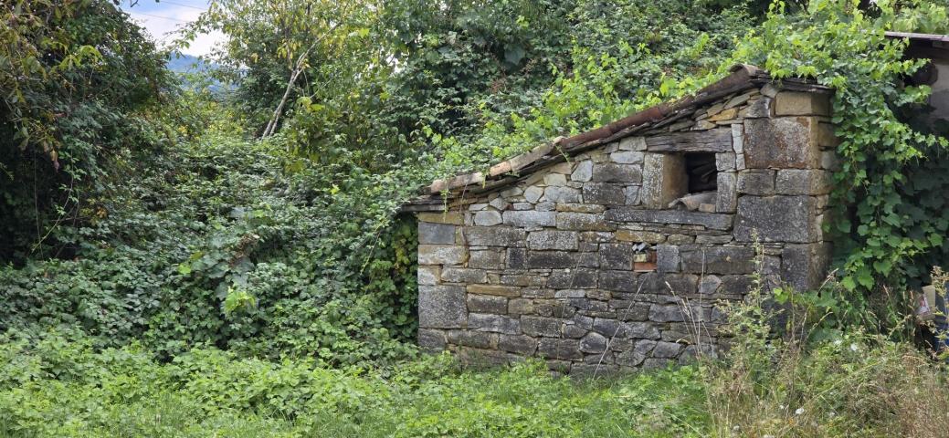 ISTRIA, CEROVLJE - Old house with a large garden