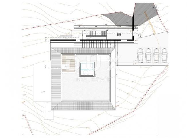 ISTRIEN, BUJE - Grundstück mit Konzeptentwurf für 1 Villa, in der Nähe von Novigrad und Umag