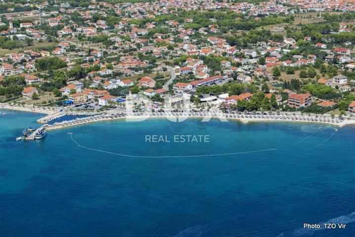 ZADAR, VIR - Stan u Mediteranskom Stilu, Pogled na More, 80 m od Prekrasne Plaže Jadro!