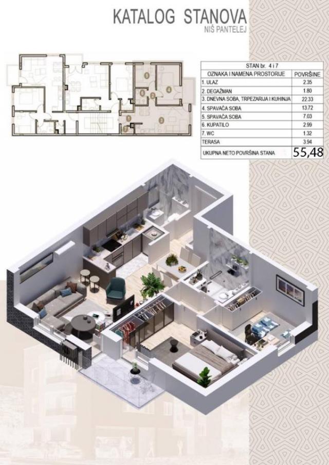 Kvalitetna i moderna novogradnja sa PDV-om u Čalijama ID#4850