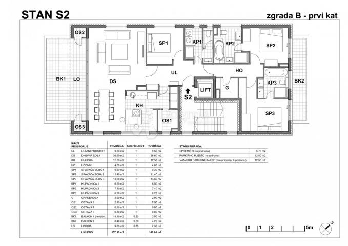 Wohnung Gornji Bukovac, Maksimir, 115,70m2