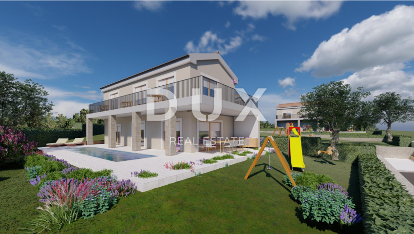 ISTRIA, BARBAN - Land with 3 building permits for villas with swimming pool