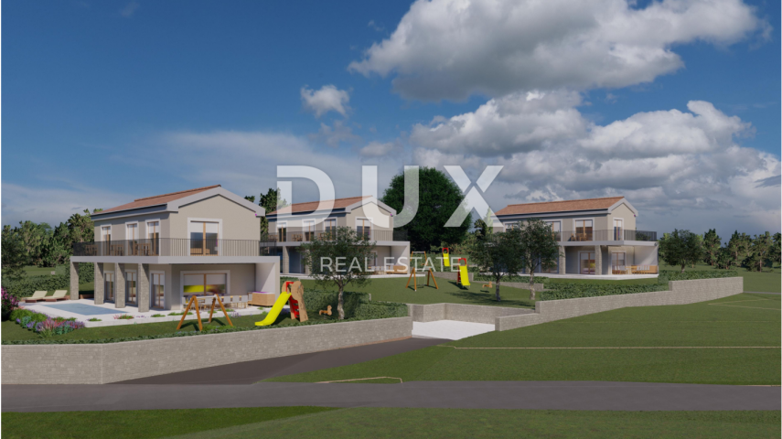 ISTRIA, BARBAN - Land with 3 building permits for villas with swimming pool