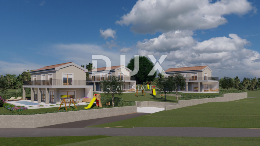 ISTRIA, BARBAN - Land with 3 building permits for villas with swimming pool