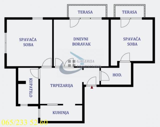 Rakovica, Labudovo brdo - Serdar Janka Vukotića 71m2