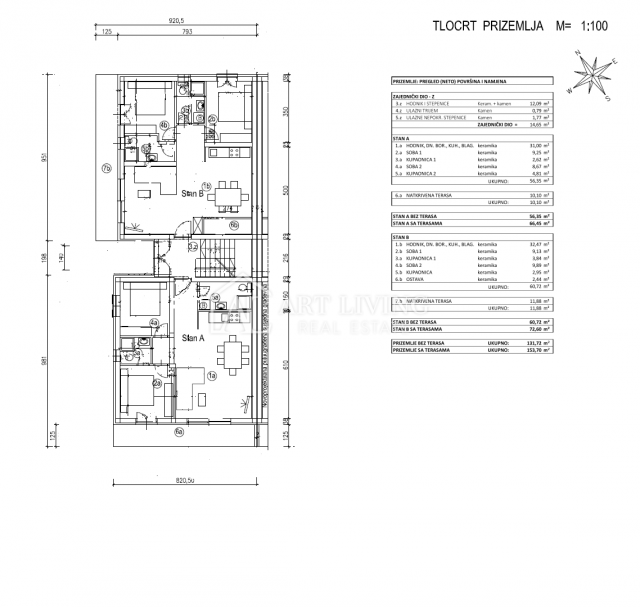 Istrien, Umag - Umgebung - moderne Wohnung im Erdgeschoss mit Blick auf das Meer - NEUBAU