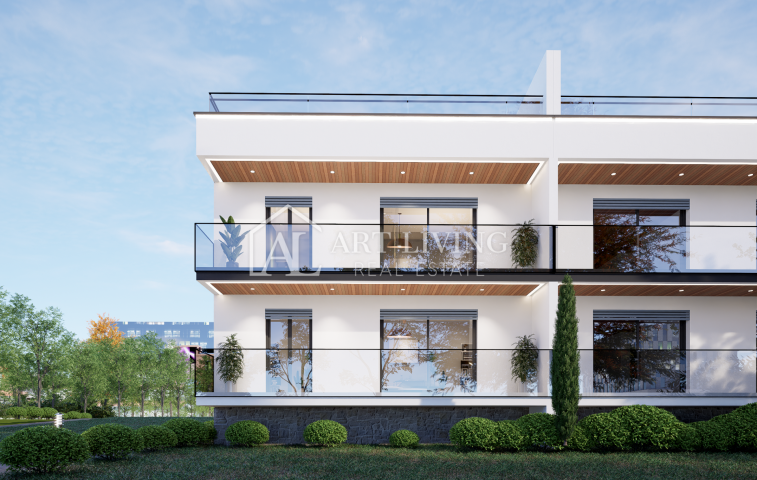 Istria, Umag - surroundings - modern two-room apartment on the ground floor - NEW CONSTRUCTION