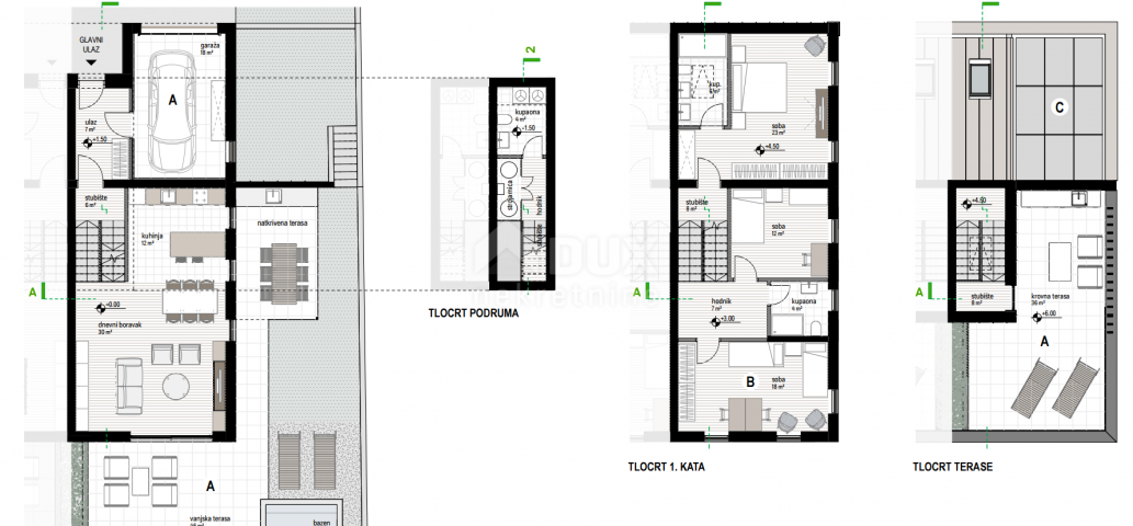 RIJEKA, KOSTRENA – exklusive Wohnung mit Pool – Neubau mit Panoramablick auf das Meer! GELEGENHEIT!