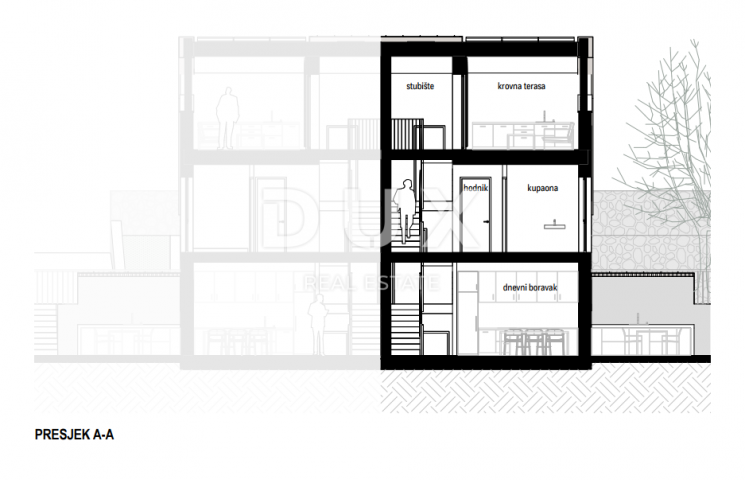 RIJEKA, KOSTRENA – exklusive Wohnung mit Pool – Neubau mit Panoramablick auf das Meer! GELEGENHEIT!