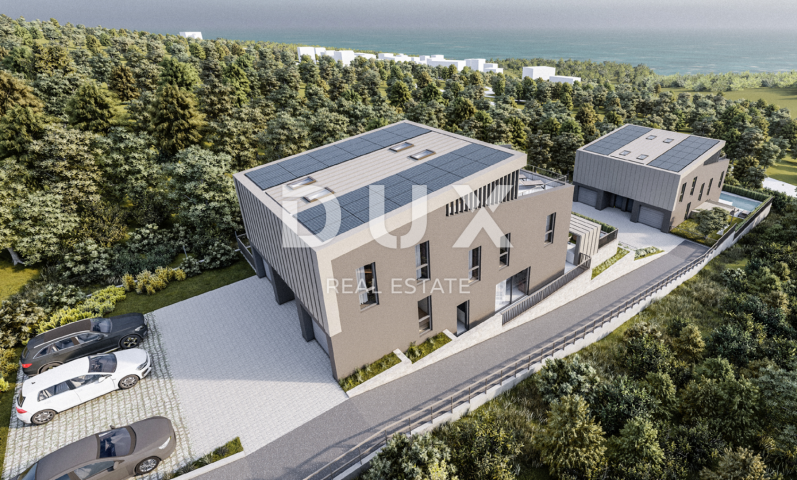 RIJEKA, KOSTRENA – exklusive Wohnung mit Pool – Neubau mit Panoramablick auf das Meer! GELEGENHEIT!