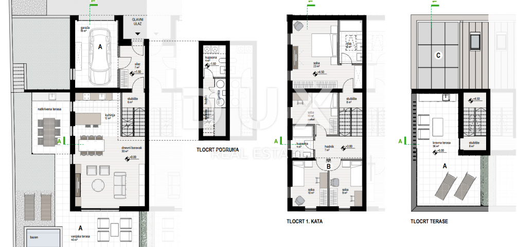 RIJEKA, KOSTRENA - exclusive apartment with pool - new building with panoramic sea view! OPPORTUNITY