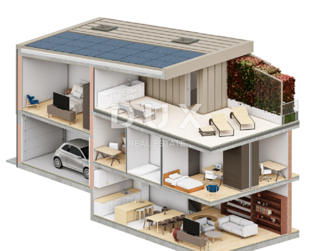 RIJEKA, KOSTRENA - exklusive Wohnung mit Pool - Neubau mit Panoramablick auf das Meer! GELEGENHEIT!