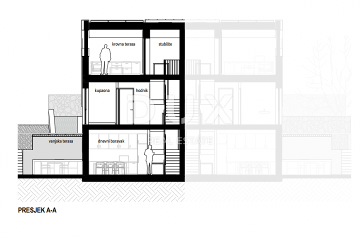 RIJEKA, KOSTRENA - exklusive Wohnung mit Pool - Neubau mit Panoramablick auf das Meer! GELEGENHEIT!