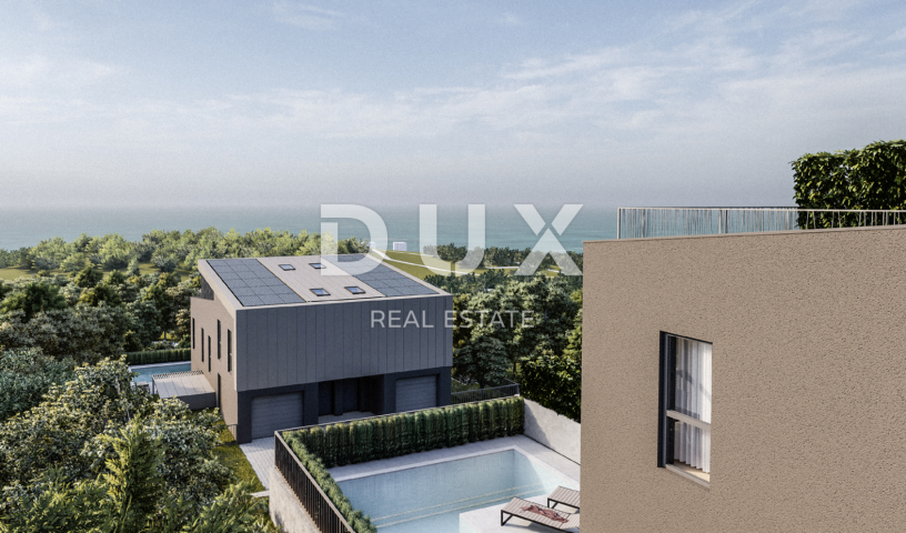 RIJEKA, KOSTRENA - exklusive Wohnung mit Pool - Neubau mit Panoramablick auf das Meer! GELEGENHEIT!