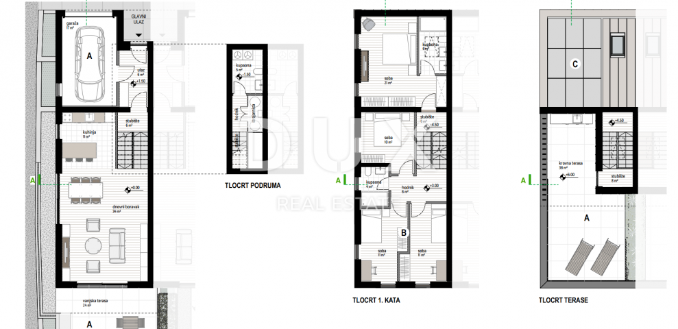 RIJEKA, KOSTRENA – exklusives Apartment mit Whirlpool – Neubau mit Panoramablick auf das Meer! GELEG