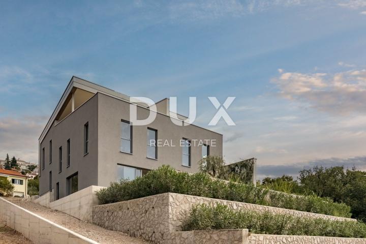 RIJEKA, KOSTRENA – exklusives Apartment mit Whirlpool – Neubau mit Panoramablick auf das Meer! GELEG