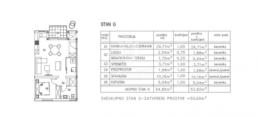 Stan/Apartman Žminj, 52, 92m2