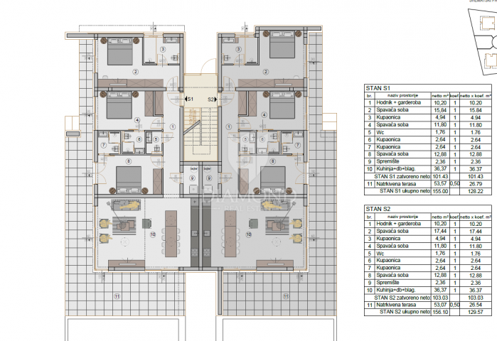 Stan/Apartman Rovinj, 128m2