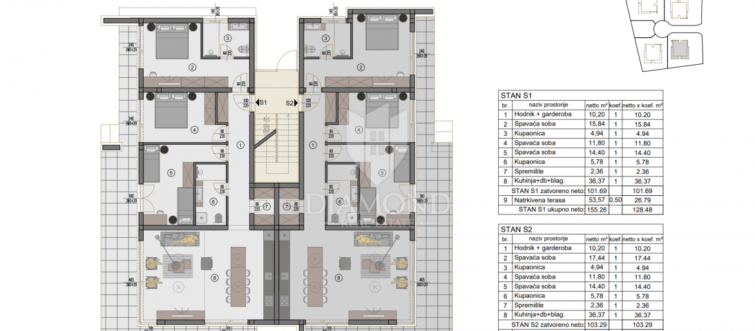 Stan/Apartman Rovinj, 128m2