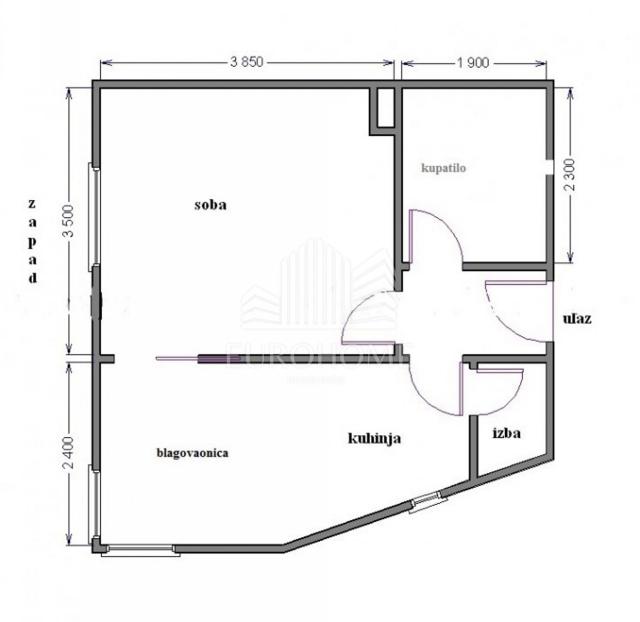 Flat Podsused, Podsused - Vrapče, 35,98m2