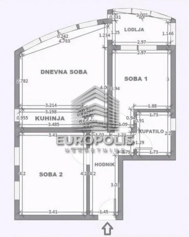 Naselje Vojvode Vlahovića, 3. 0, sređen, useljiv ID#6417