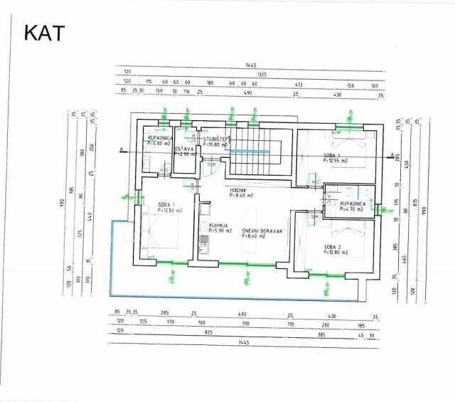 Građevinsko zemljište 400 m2 s idejnim projektom. 