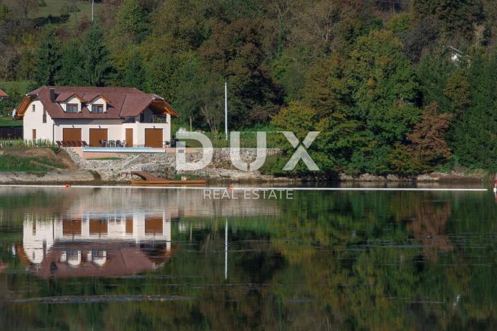 OGULIN - An attractive villa with a swimming pool and rich entertainment content, first row by the l