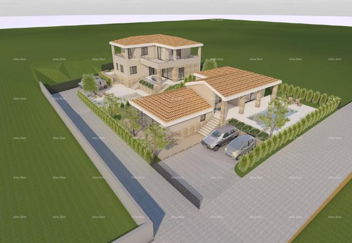 Building land Sale of construction land with a project, Bibići.