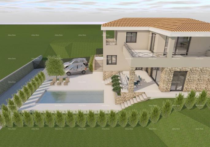 Building land Sale of construction land with a project, Bibići.