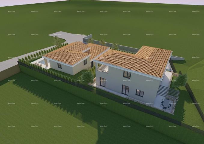 Building land Sale of construction land with a project, Bibići.