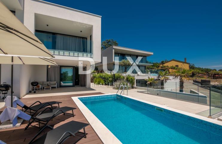 OPATIJA - Neu gebaute Villa mit fantastischem Blick auf das Meer